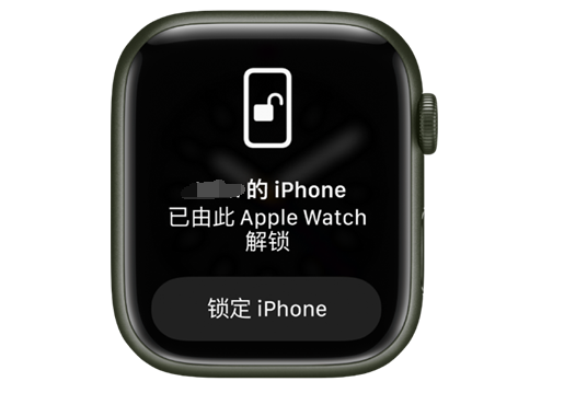 拜城苹果手机维修分享用 AppleWatch 解锁配备面容 ID 的 iPhone方法 